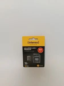 INTENSO MICRO SDHC KARTE UHS-I 32GB 3423480 45MB/s mit Adapter (4034303019830) - Bild 1 von 1