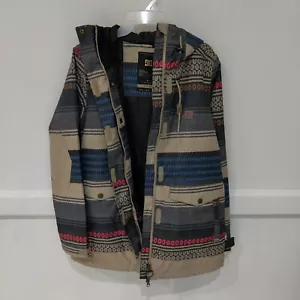 NWoT DEFECT DCShoes Men Poncho Style Full Zip Waterproof Parka Size S $170 8C029 - Picture 1 of 4
