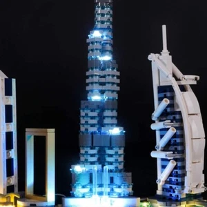 Kit LED Dubai Skyline Architecture para LEGO 21052 LIGHTAIL - Imagen 1 de 11