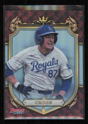 Gavin Cross 2022 Bowman's Best Prospective Royalty #PR-7 Kansas City Royals - Image 1 of 2