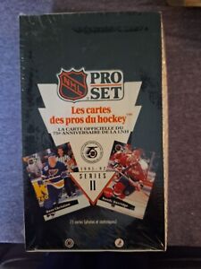 Sealed Box NHL Pro Set French Language Série II 1991-92 Hockey Cards