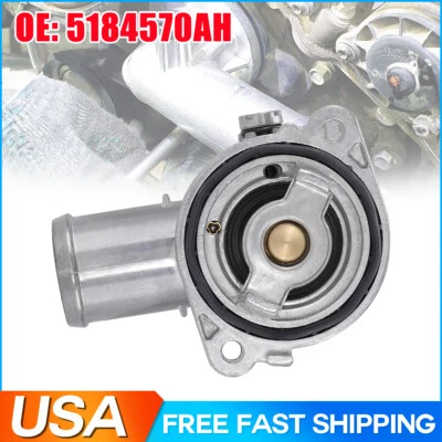 Carcasa de termostato de refrigerante de motor de aluminio para Dodge Grand Caravan 5184570AH  Foto 1 de 4