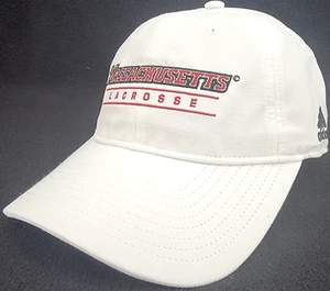 NEW Massachusetts UMass Minutemen White Adidas Adjustable Campus Cap Hat - Picture 1 of 9