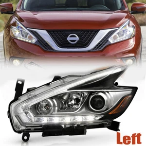 LH LED DRL Halogen Projector Headlight For Nissan Murano Platinum 2015-2016 - Picture 1 of 8