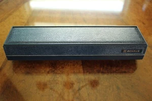 VINTAGE BENRUS WATCH HARDSHELL DISPLAY STORAGE BOX CASE FOR ALL MODELS MEN WOMEN - Picture 1 of 7