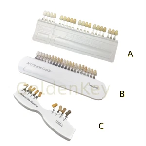 Dental Teeth AD Shade Guide Colorimetric Plate 9/20Color - Picture 1 of 8
