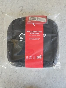 PUMA Compactable Sports Travel Duffel Gym Black Bag - New in Package - Picture 1 of 3