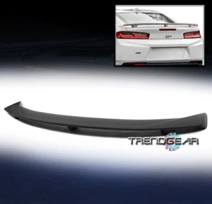 2016-2018 CHEVY CHEVROLET CAMARO RS SS ZL1 BLACK REAR TRUNK TOP SPOILER WING NEW - Picture 1 of 4
