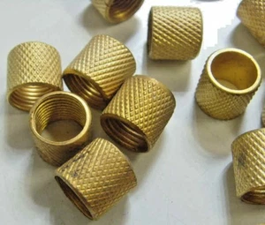 24 Vintage Gold Ton Metall Guilloche Design Haar Zopf 11mm Zwischenperlen 49875 - Bild 1 von 4