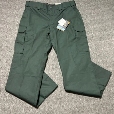 5.11 Táctico Mujer Talla 16 Patrulla Duty Uniforme Clase B Pantalones Dobladillo Verde LEER Foto 1 de 4