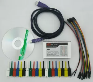 New LA2016 USB Logic Analyzer 200M MAX Sample Rate 16Channels 2M PWM - Picture 1 of 6