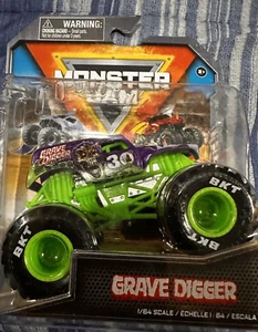 Monster Jam ""Grave Digger"" LKW Spin Master Serie 36 True Metal, Maßstab 1/64 - Bild 1 von 6