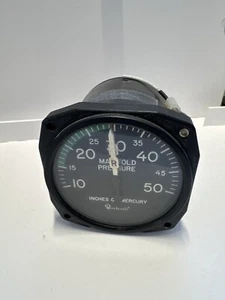 Beech Baron 95-A55 Garwin Manifold Pressure Gauge 22-260-014 (50-380011-17) - Bild 1 von 3