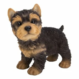 Estatuilla de perro cachorro de pie Yorkie Yorkshire Terrier - Imagen 1 de 1