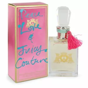 Peace Love Perfume by Juicy Couture, 3.4 oz EDP Spray for Women NEW - Picture 1 of 5
