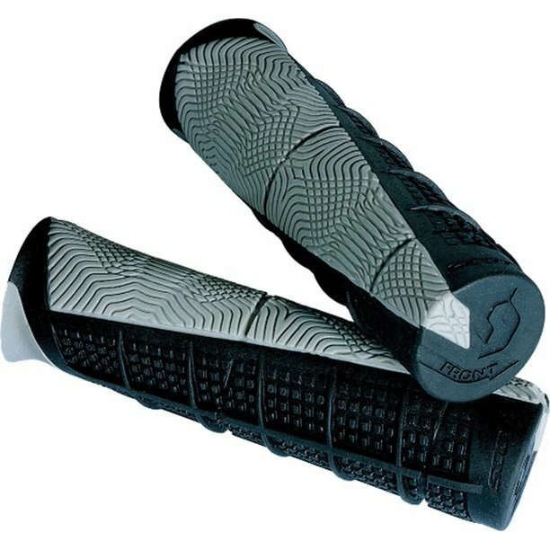 Scott Grips Deuce ATV 7/8 Handle Bar Thumb Throttle Black Grey Grips 51-1226 - Image 1 of 1