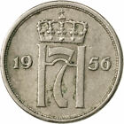 [#443402] M&#252;nze, Norwegen, Haakon VII, 10 &#214;re, 1956, SS, Copper-nickel, KM:396