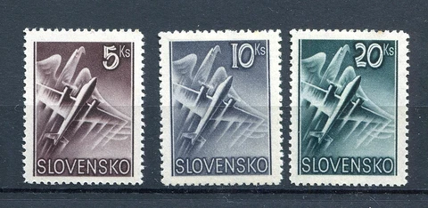SLOVAKIA WW2 GERMAN PUPPET STATE 1940 SCOTT C7-C9 PERFECT MNH Cover