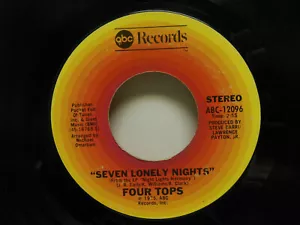 Four Tops: I Can't Hold On Much Longer / Seven Lonely Nights, 45 RPM, VG (F2) - Picture 1 of 2