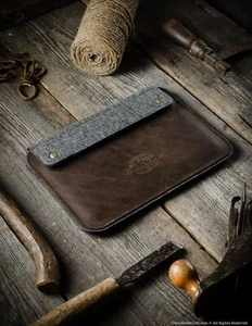 M1 Ipad Pro 129" Case Sleeve Ipad Air 109 Cover Ipad 102 100% Wool Felt Holder - Picture 1 of 79