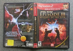 STAR WARS EPISODE III REVENGE (Sony PlayStation 2, PS2) Tested Complete (TGS59) - Picture 1 of 5