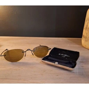 Lori Greiner Folding Sunglasses Authentic Pre loved W Case - Picture 1 of 9