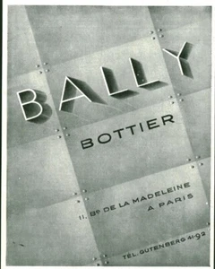 Publicité ancienne bottier Bally 1928 issue de magazine - Picture 1 of 1
