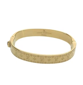 Louis Vuitton Ridge Bracelet Nanogram Strass M64860 S Size Accessories w/ Box - Picture 1 of 4