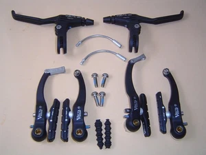 Vuelta USA Magnesium V-Brakes vorne + hinten front + rear schwarz Bremshebel NEU - Bild 1 von 2