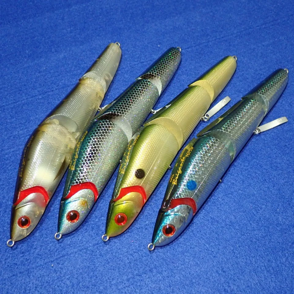 Señuelo de lubina JDM APIA X MOLIX Big Bait Joint minnow BRIGANTE 160SW Hecho en Japón Foto 1 de 4