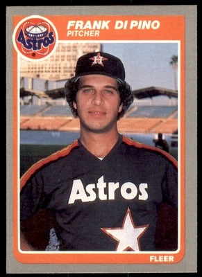1985 Fleer Frank DiPino Houston Astros #349 - Image 1 of 2