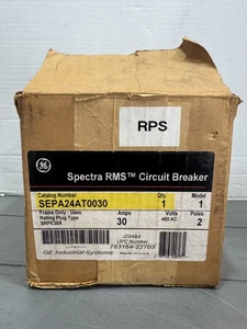NEW GE SEPA24AT0030 (2P-30A-480V-100k AIC FRAME ONLY) *SHIPS SAME DAY UPS* - Picture 1 of 5