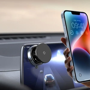 2025 Magnetic Suction Phone Holder Foldable Mount Car/Gym/Mirror/iPhone/Android - Picture 1 of 12
