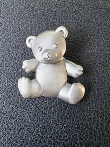Vintage JJ Jonette Teddybär Gelenkkopf Anstecknadel Brosche  - Bild 1 von 4