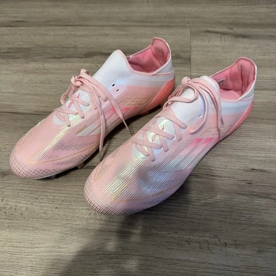 Adidas F50 Pink Lamine Yamal Soccer Cleats Football Size US 10 UK 9.5 NEW - Image 1 of 4