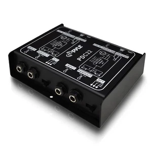PYLE-PRO Premium Direct Injection Audio Box - Passive DI Unit Hum Black - Picture 1 of 7