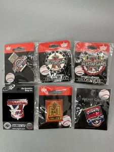 Angel Baseball ASSORTED PINS – 6 PIN LOT – Various Years – All Brand New - Picture 1 of 7