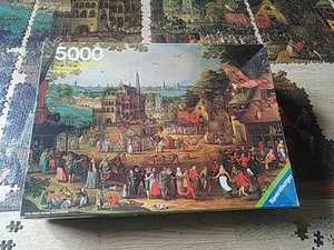 Rompecabezas Ravensburger 5000 1979 La feria campesina mid falta 1 pieza - Imagen 1 de 6