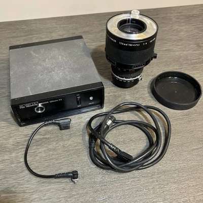 Nikon Medical Nikkor 120mm F4 Lens w/ AC Unit LA-2 DC Unit LD-2 Nikon Lens - Image 1 of 4