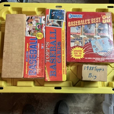 Juegos de tarjetas de béisbol 1988, lote de 5, Topps, Donruss y Fleer Foto 1 de 4
