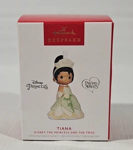 Hallmark Precious Moments Disney Princess Tiana And The Frog Ornament 2022 New - Picture 1 of 9