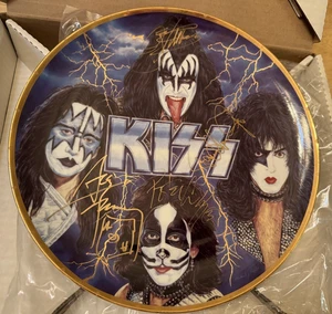 KISS ORIGINAL MEMBERS (PAUL, GENE, PETER, ACE) 1997 GARTLAN SIGNED PLATE A/P (H) - Bild 1 von 20