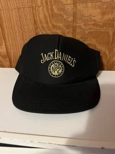 Vintage Jack Daniels AJD Baseball Cap No. 7 Trucker Snapback Hat USA Made Large - Picture 1 of 4