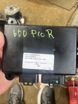 2011 Polaris Pro R  600 ECU computer box yellow injectors  4013119 -4012371 - Image 1 of 4