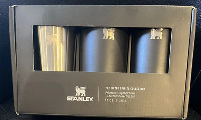 New Stanley The Lifted Spirits Collection Prismatic Highball Glass & Shaker Set - Image 1 of 3