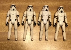 4 DICHT! 1977 Vintage Star Wars Imperial Stormtrooper Action Figuren Kenner - Bild 1 von 8