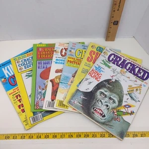 Vintage Cracked Magazine Lot Mork & Mindy Big Ape UFO Set Of 7 - Picture 1 of 21