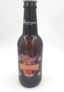 Large 15" HOOTERS Budweiser Glass Collector American Beer Bottles Bud Football - Picture 1 of 6
