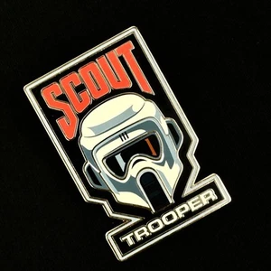 Disney Parks Gold Limited Release Star Wars Return of the Jedi Scout Trooper Pin - Picture 1 of 2