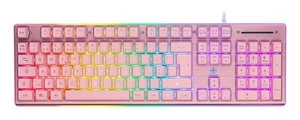 Deltaco PK75 Gaming Tastatur, Pink - Bild 1 von 3